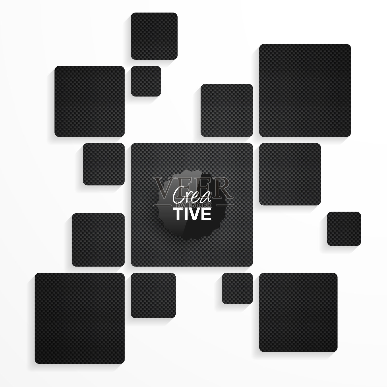 以碳纤维为背景的现代抽象设计插画图片素材