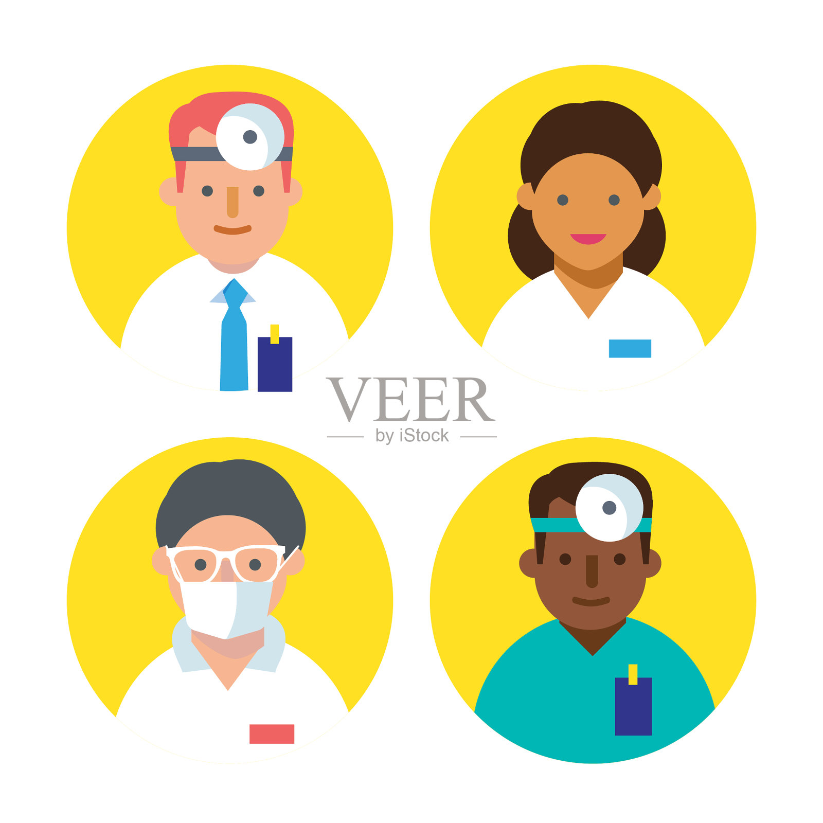 医务人员插画图片素材