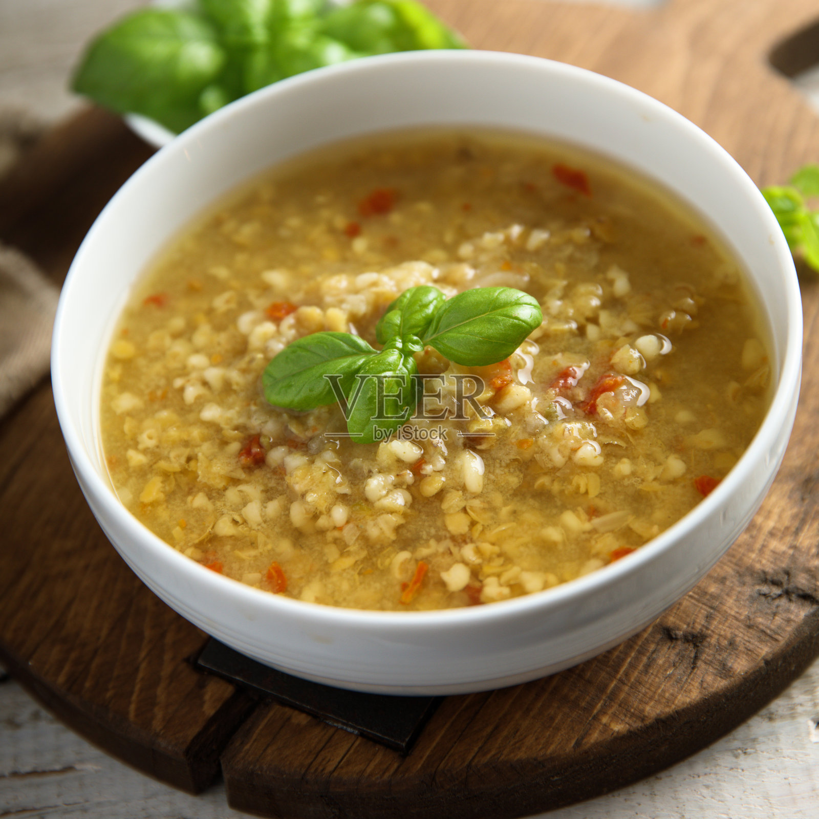 扁豆汤照片摄影图片