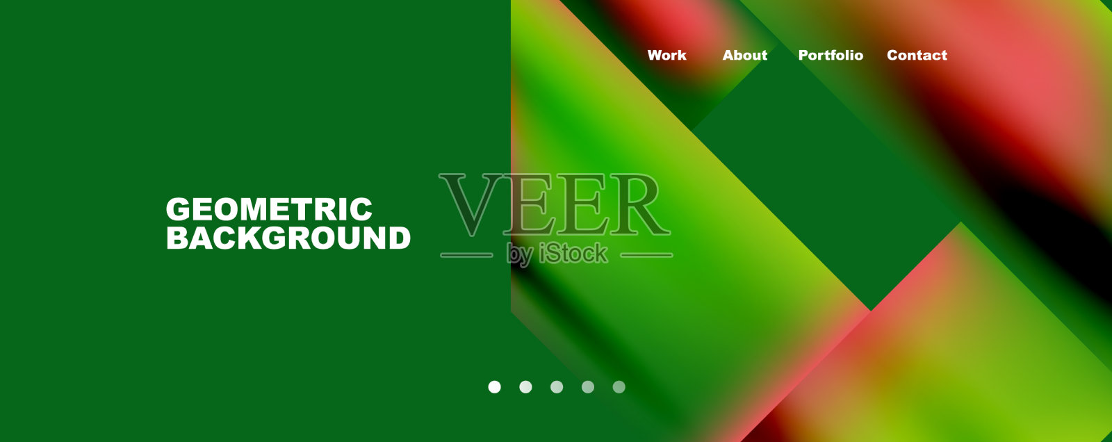 新潮的极简几何构图抽象插画图片素材