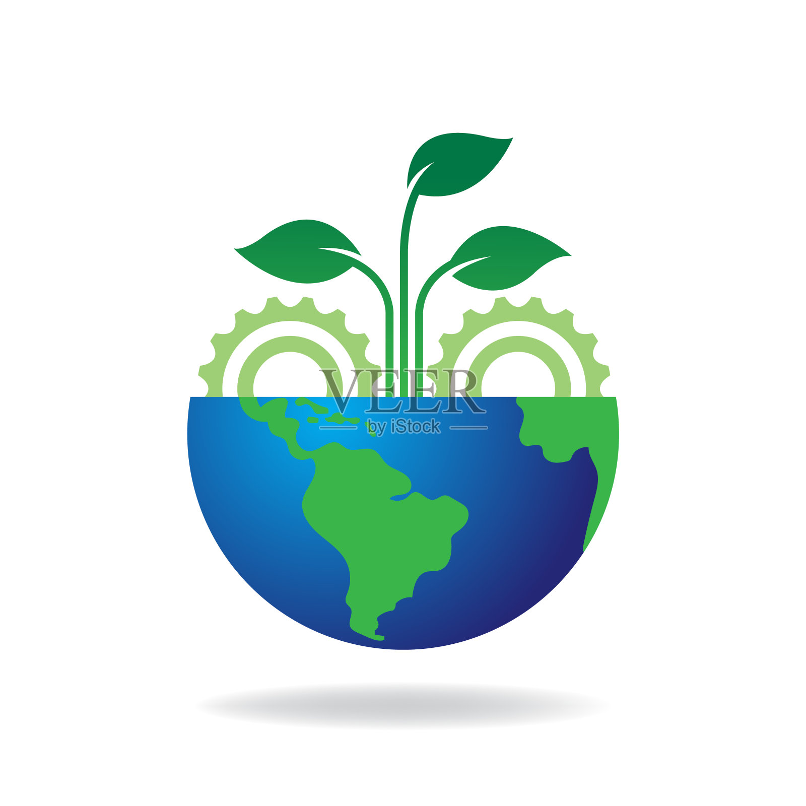 世界环境插画图片素材