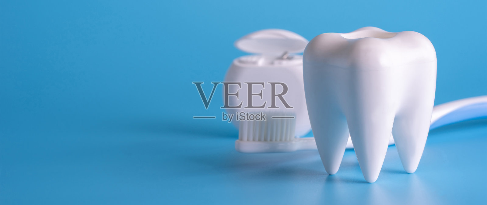 牙科概念健康设备工具牙科护理专业旗帜照片摄影图片