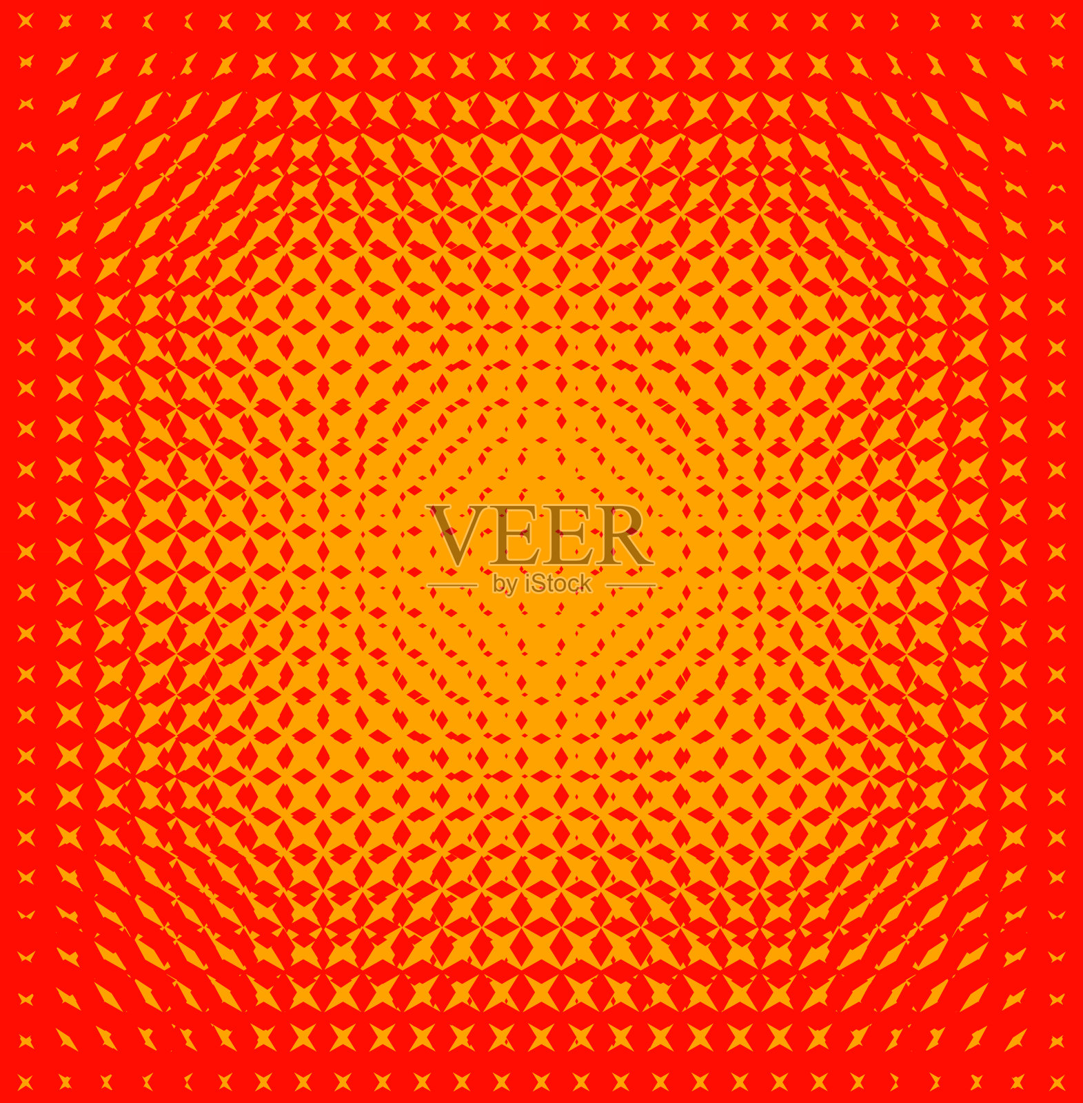 带有菱形和星形的半色调图案。抽象几何梯度背景。矢量插图,插画图片素材