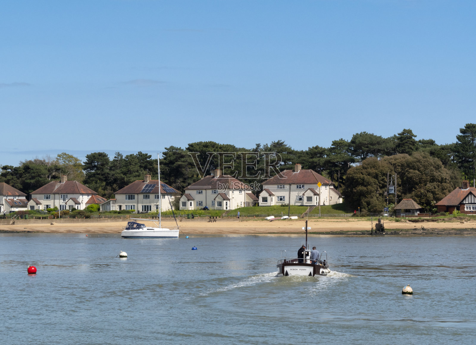 从费利克斯托渡口到鲍德西的渡船照片摄影图片