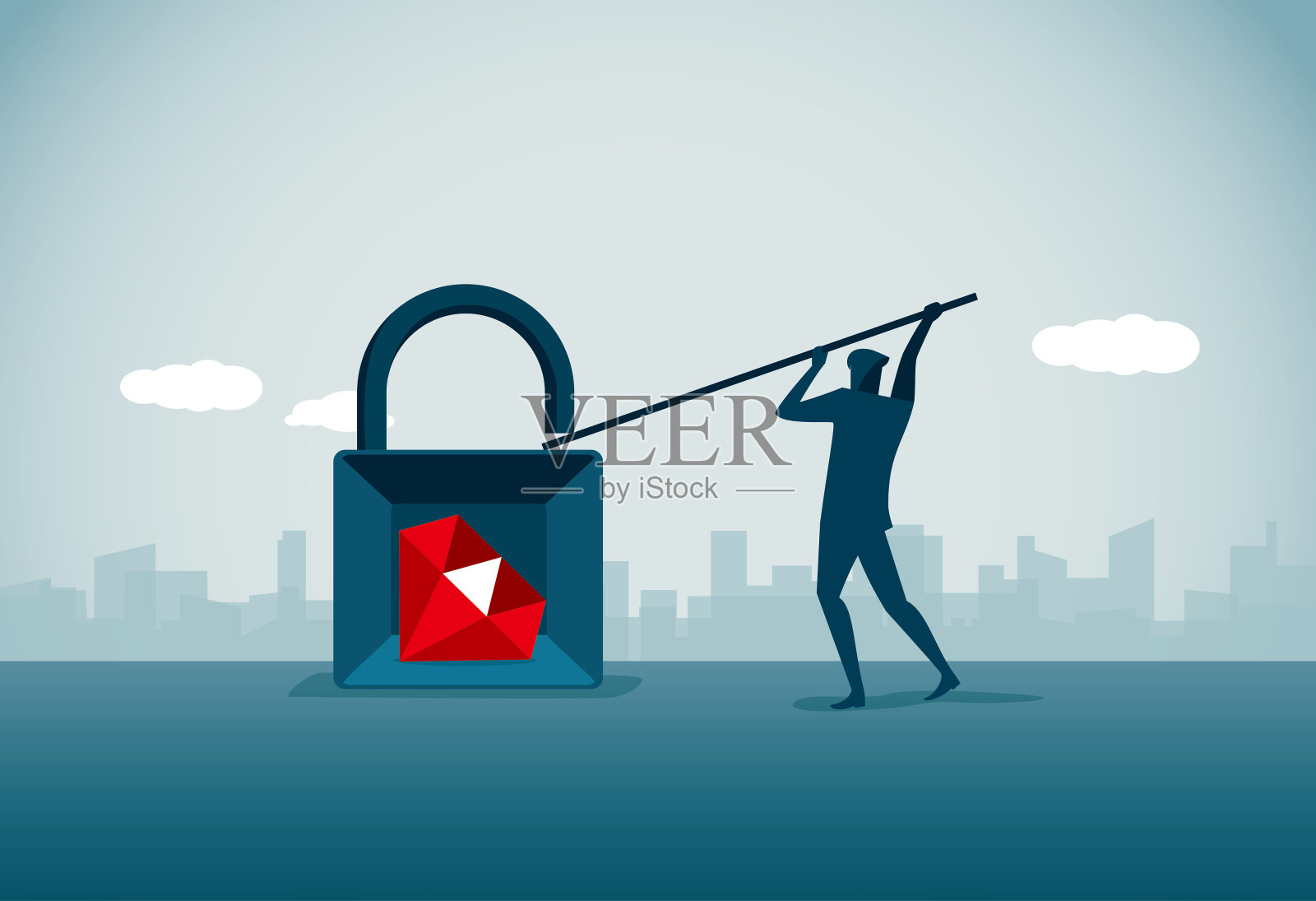 盗窃,犯罪设计元素图片