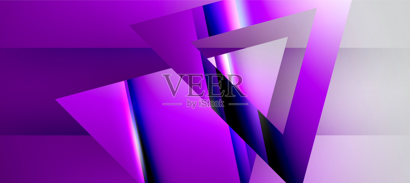 三角形抽象背景与闪亮和光泽插画图片素材