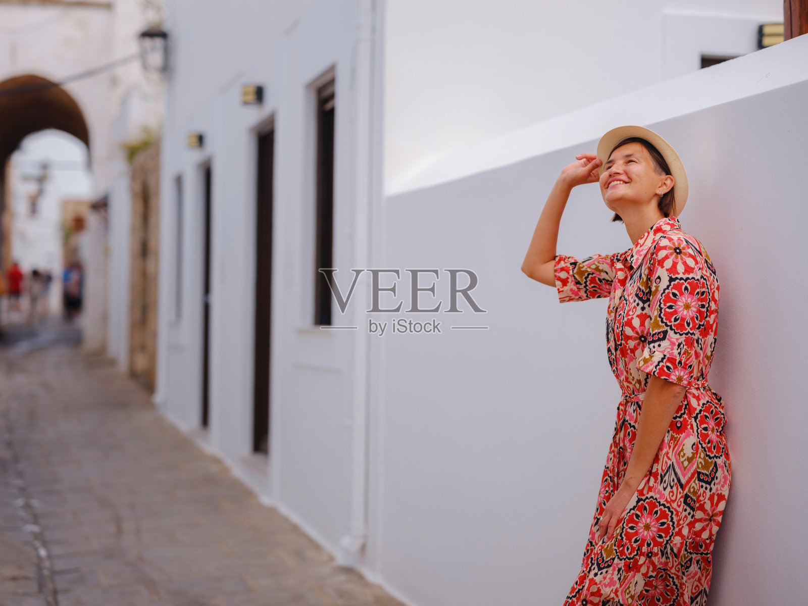 旅游旺季以外去希腊、地中海岛屿旅游照片摄影图片