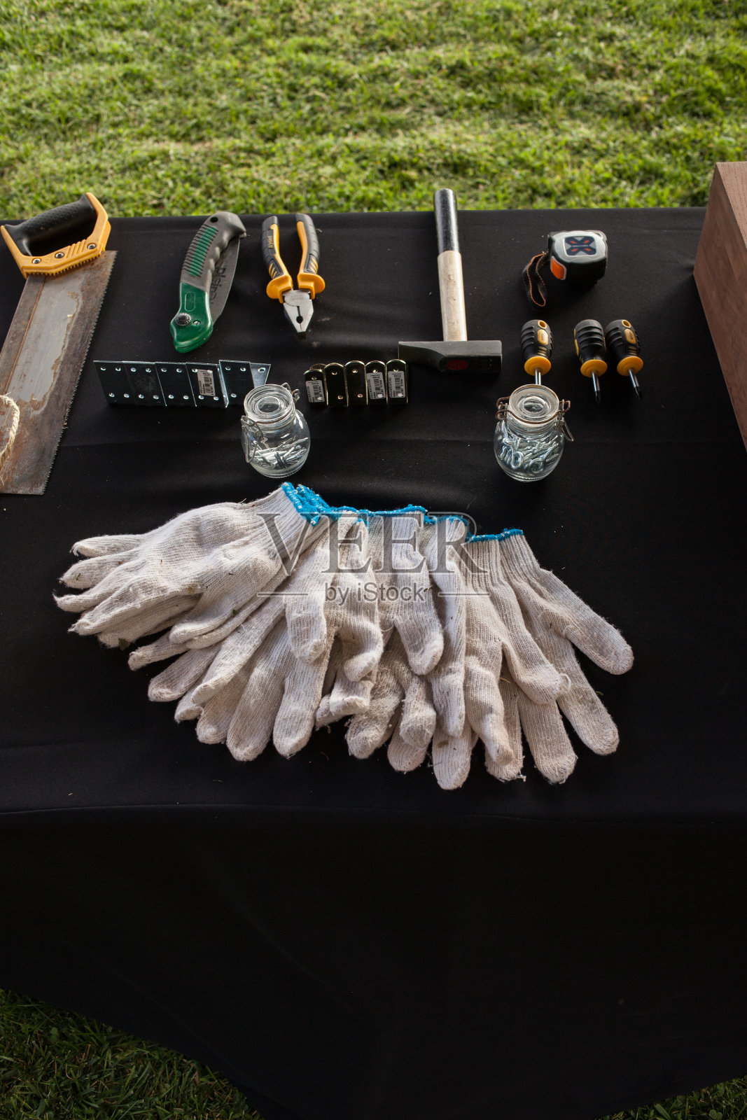 在森林里的一天团队合作照片摄影图片