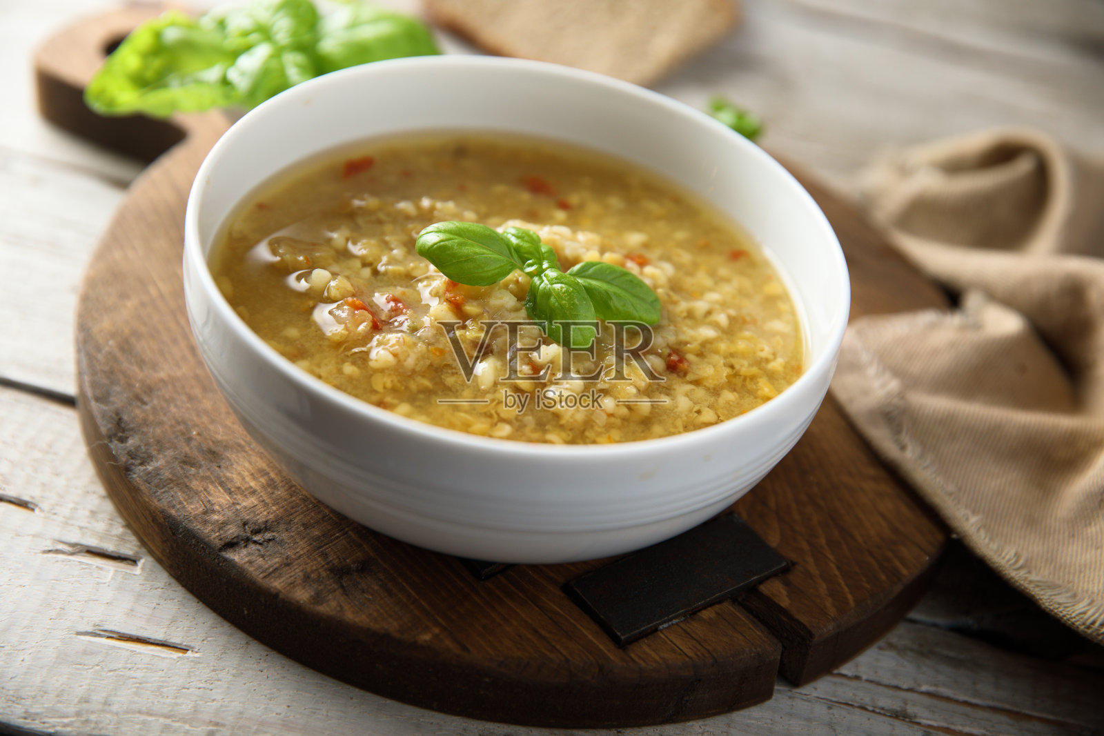 扁豆汤照片摄影图片