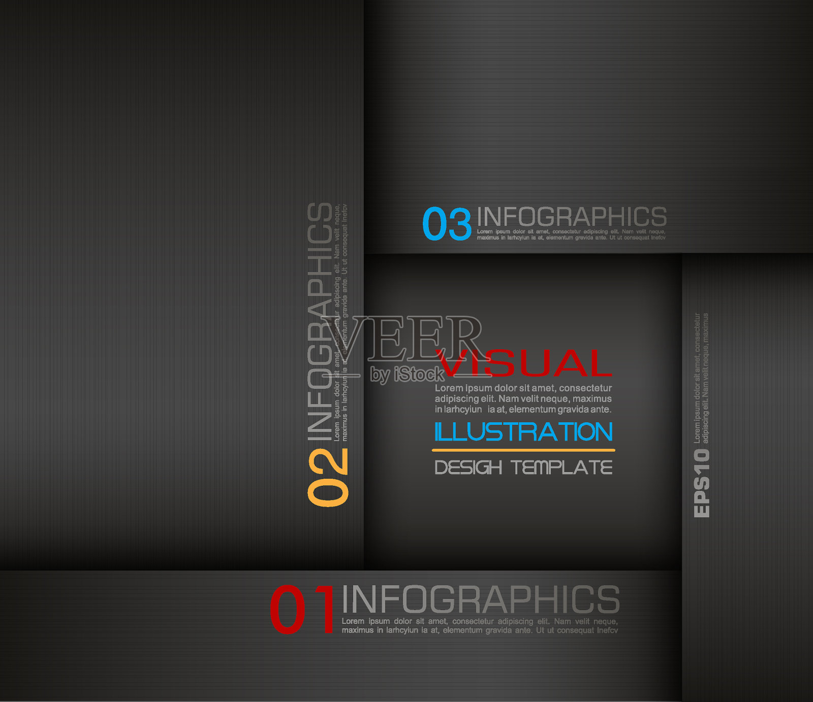 Dsrk相机光圈风格的纸张几何信息图插画图片素材