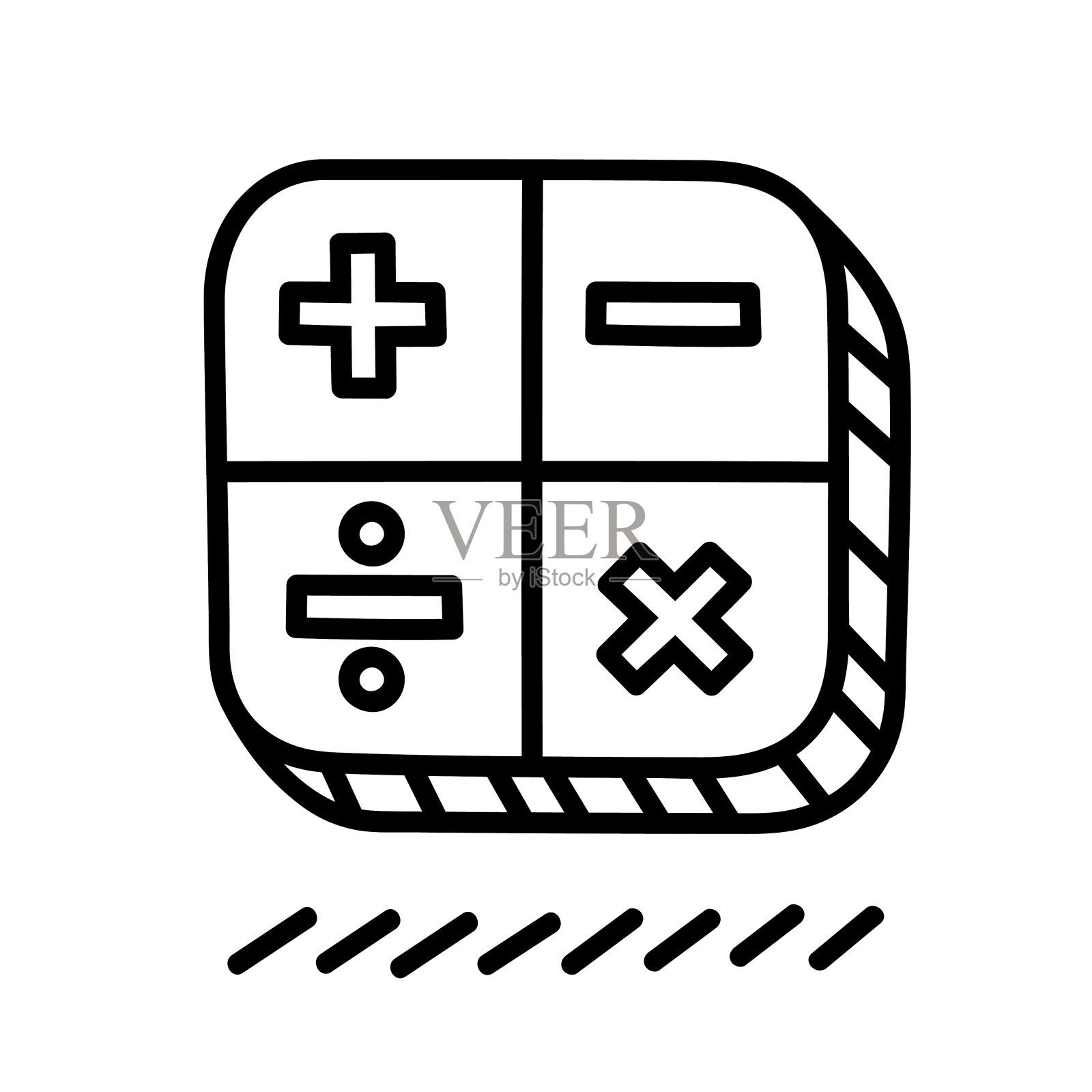 数学涂鸦5插画图片素材