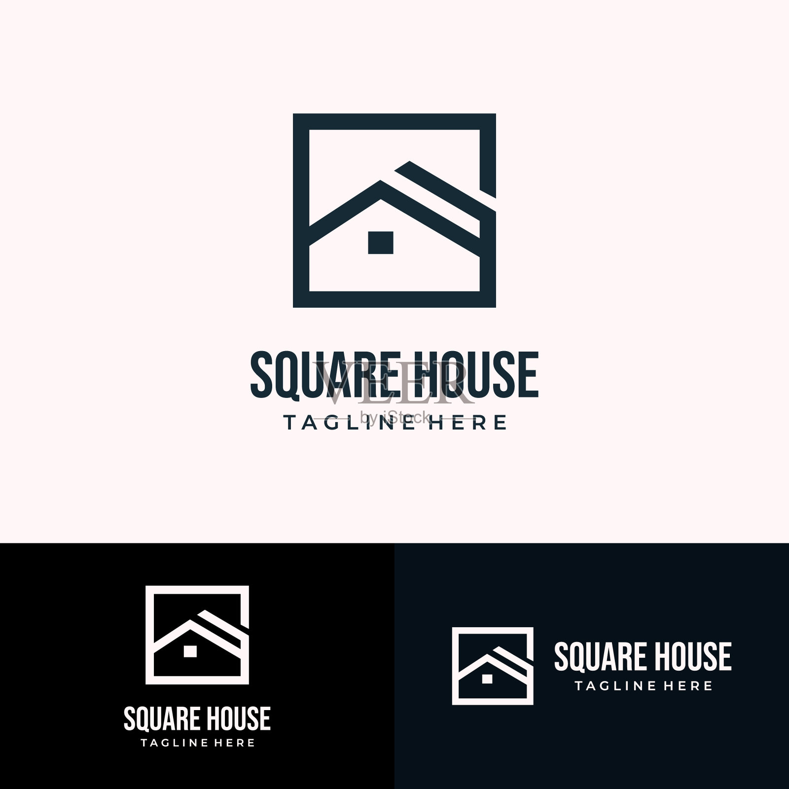 房屋房地产图形模板插画图片素材