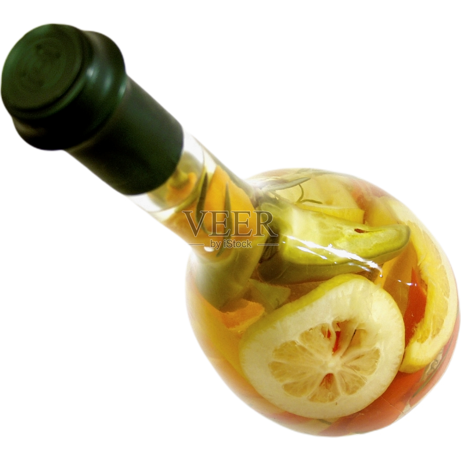 玻璃瓶里的柠檬水设计元素图片