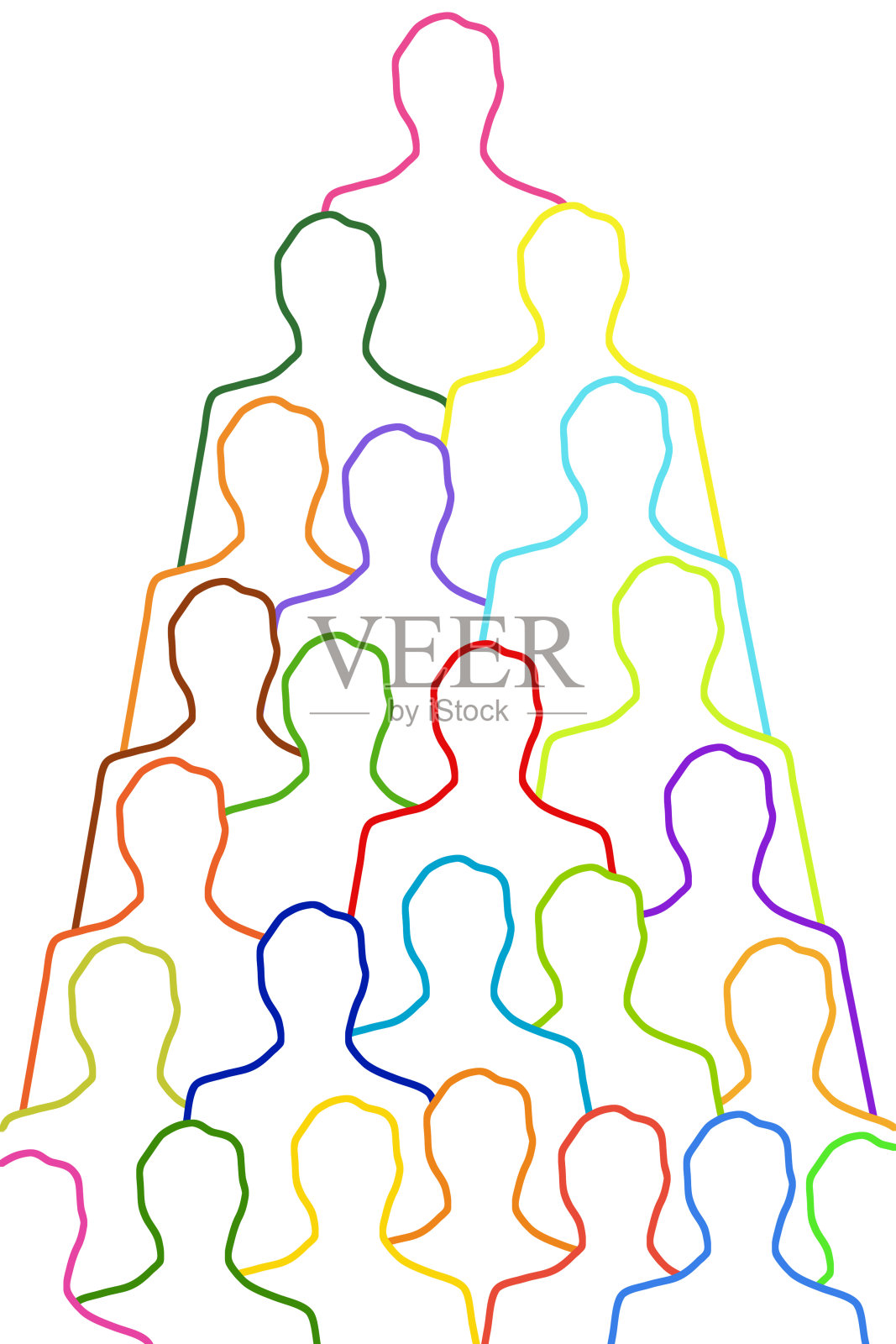 概述了男人插画图片素材