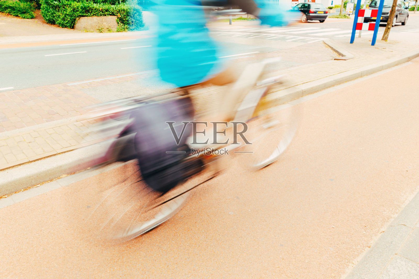 荷兰的低碳早晨通勤照片摄影图片