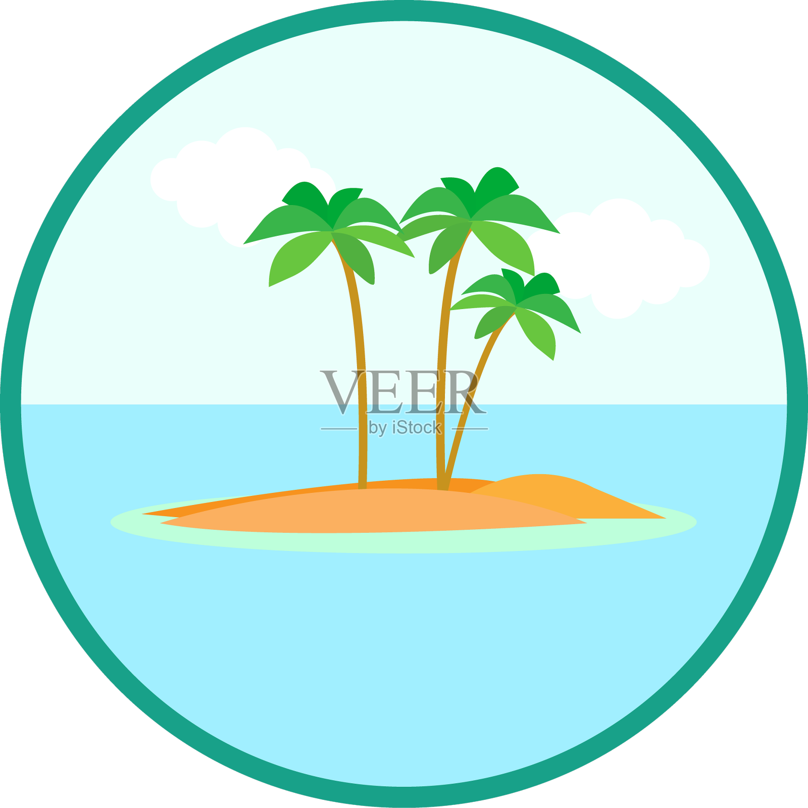 岛图标设计元素图片