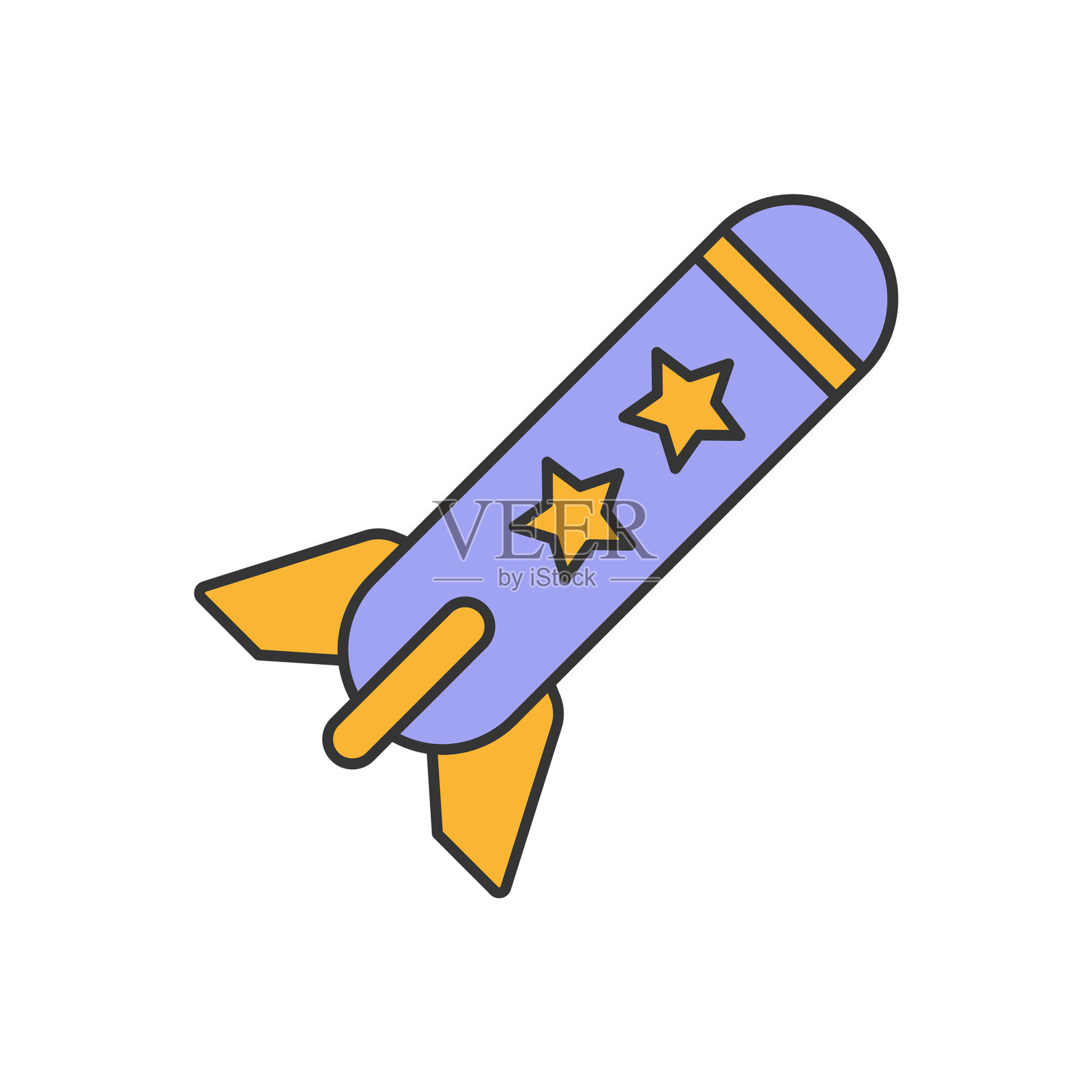 导弹矢量图标插画图片素材