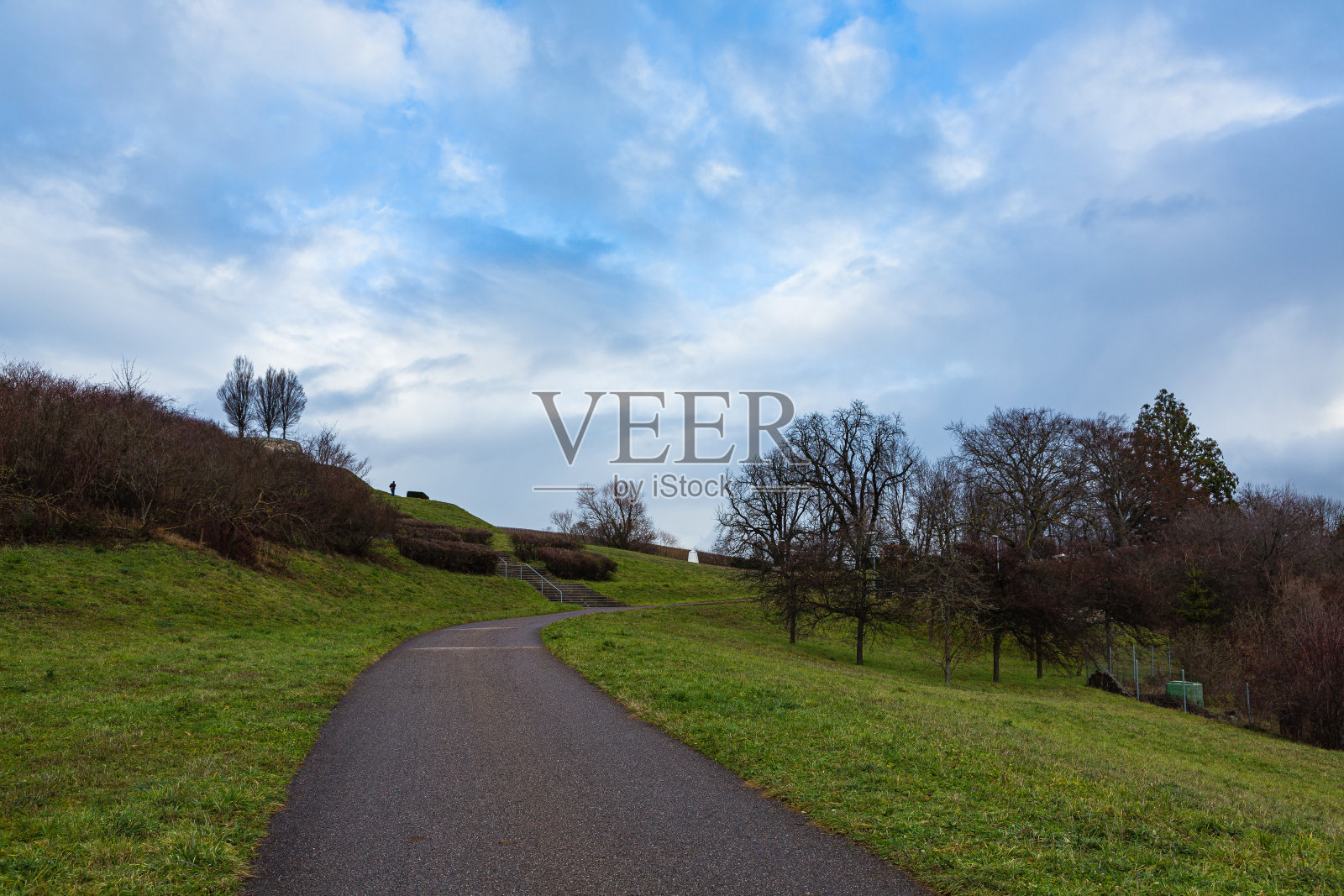德国斯图加特的莱比锡郡花园照片摄影图片