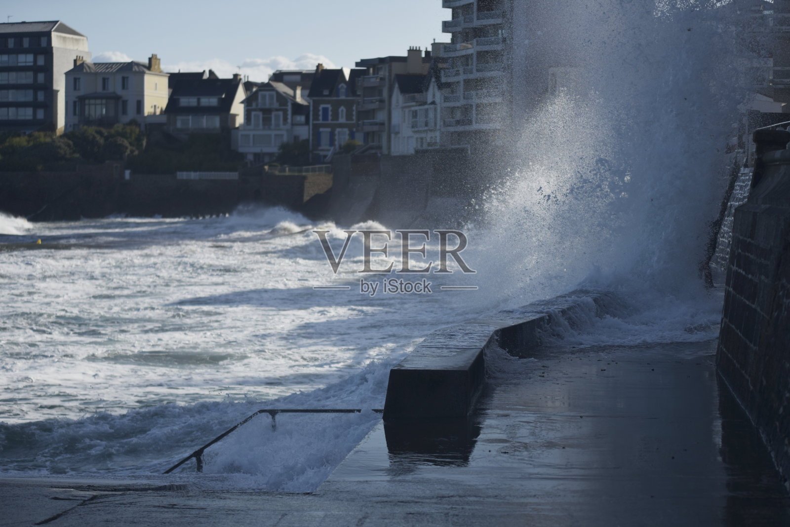 Tempête圣马洛照片摄影图片