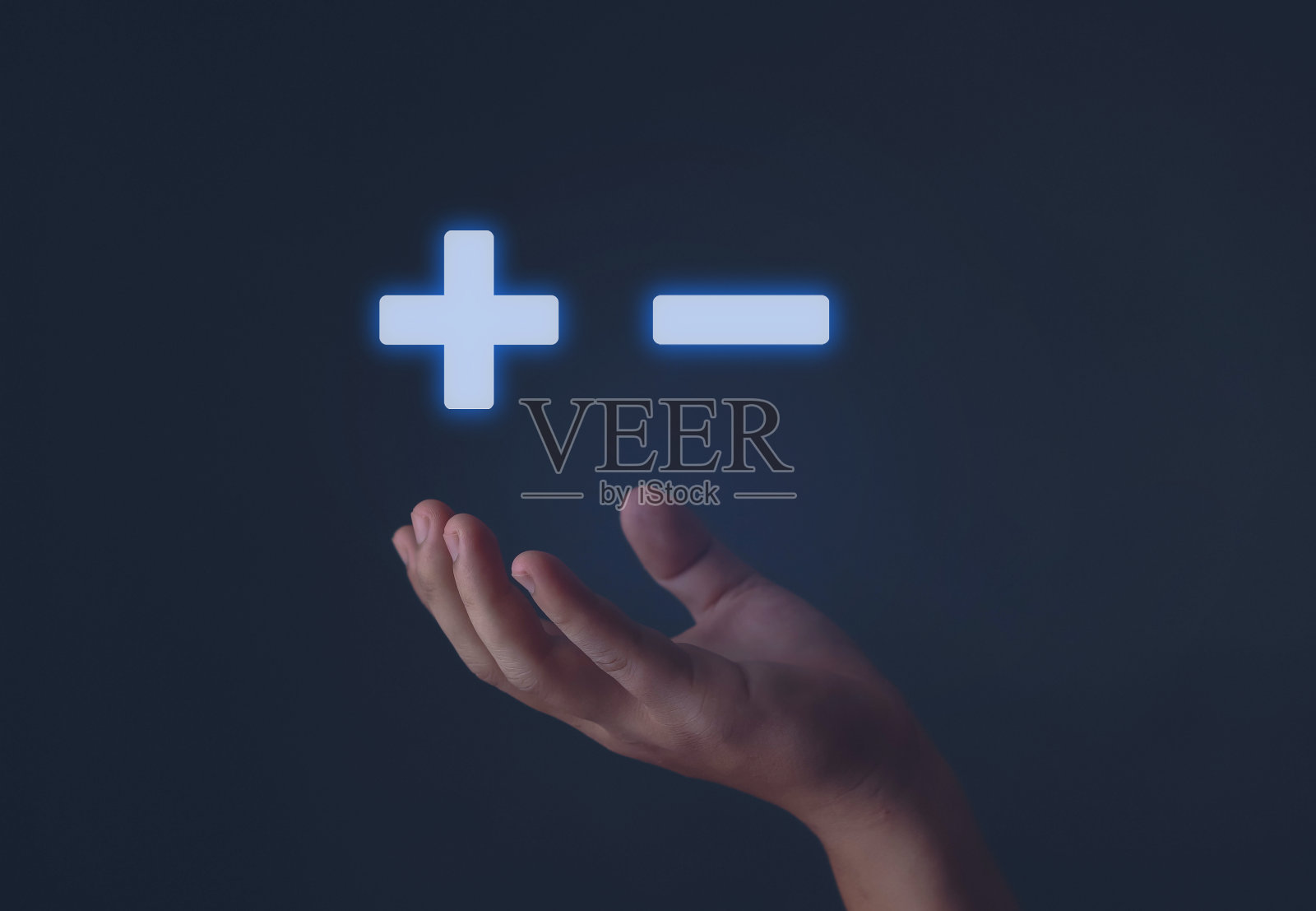 判断是正还是负的概念照片摄影图片