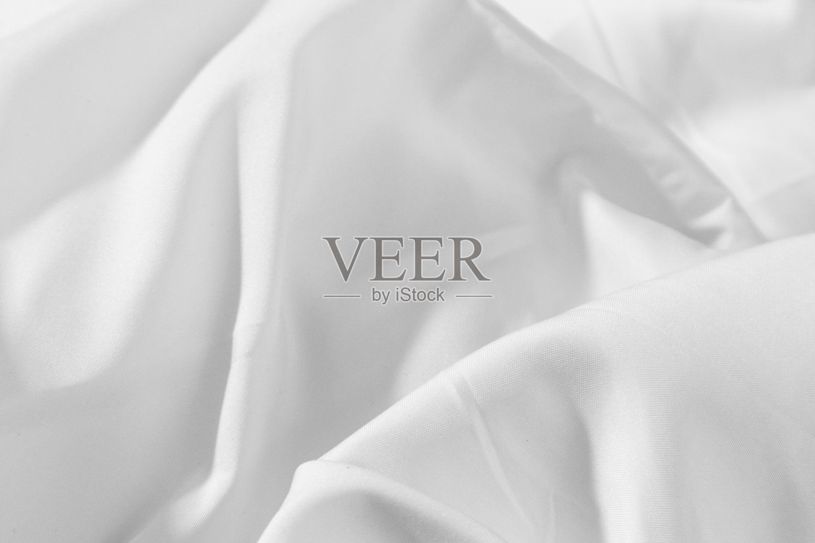 白色织物纹理背景，软波，空间的文字或书籍设计和网页文本照片摄影图片