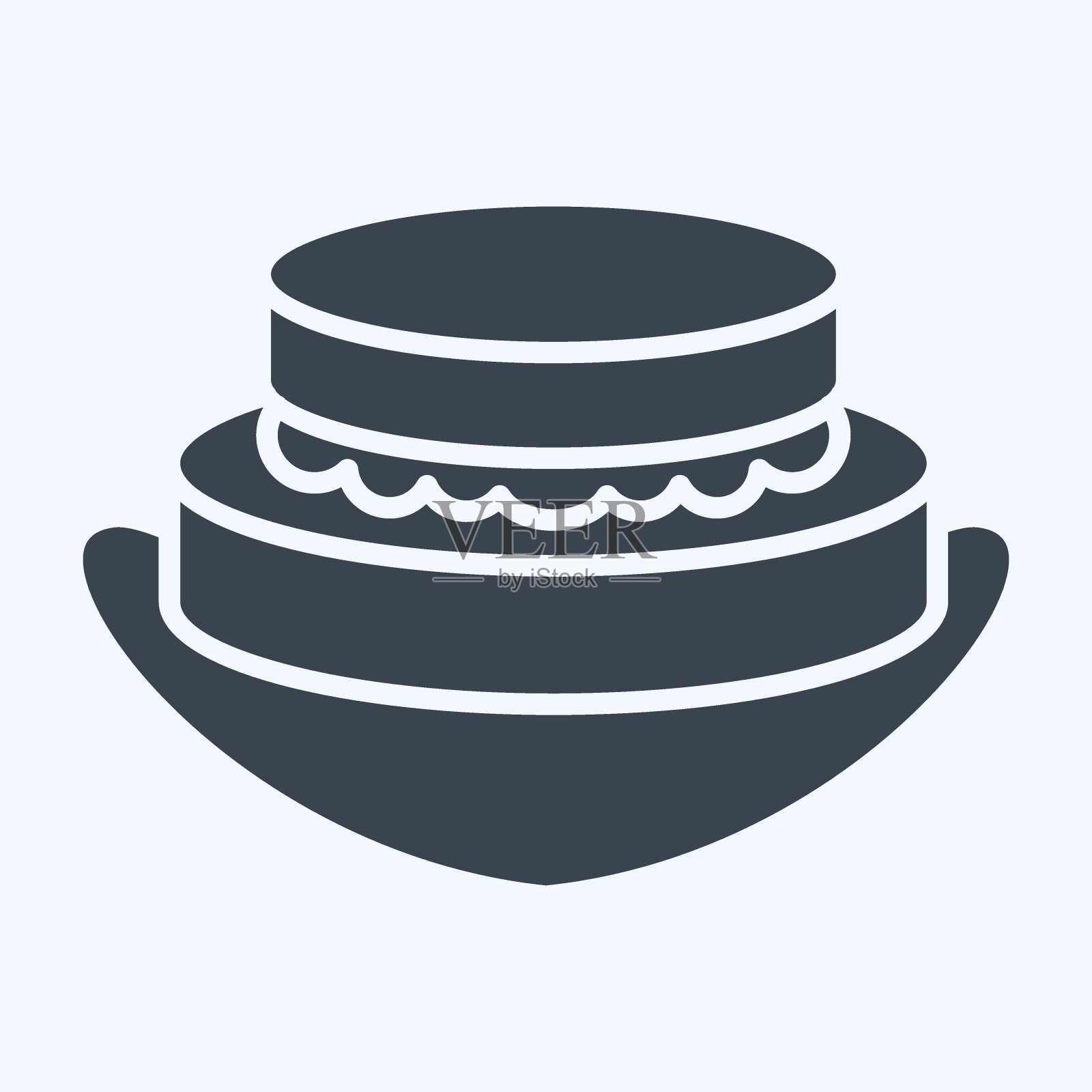 图标帕蒂。与阿根廷有关的象征。字形风格。简单的设计可编辑。简单的说明插画图片素材