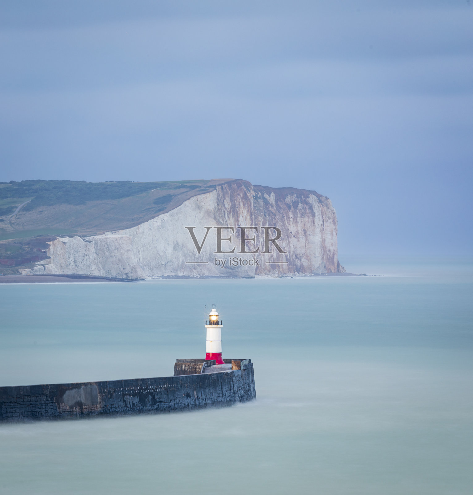 纽黑文灯塔西福德头照片摄影图片