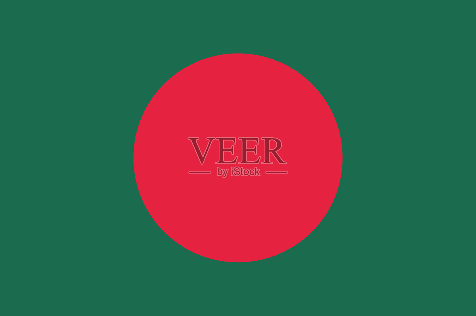 孟加拉国共和国矢量旗。孟加拉国国旗。插图插画图片素材