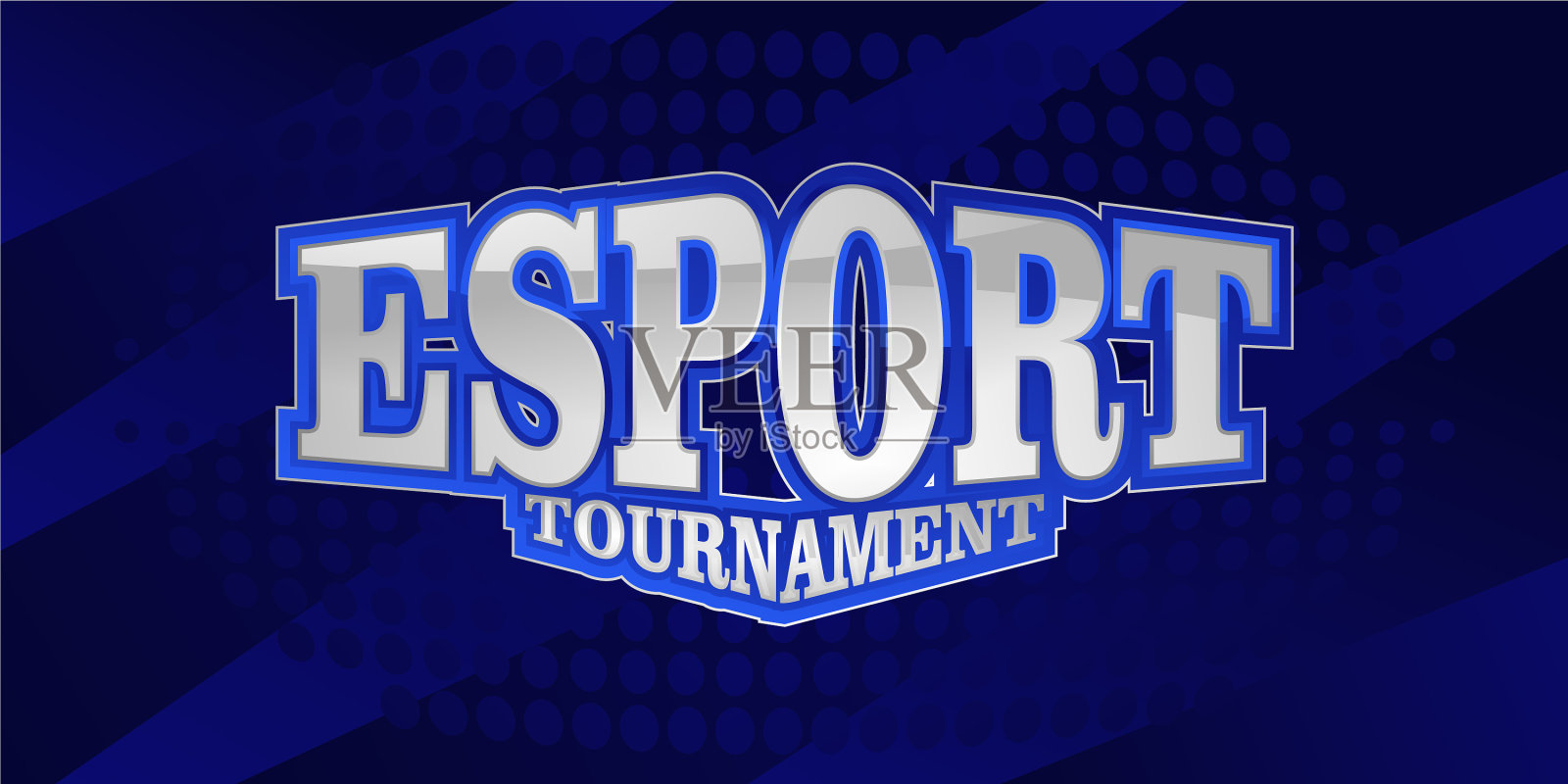 电子竞技比赛文本效果插画图片素材