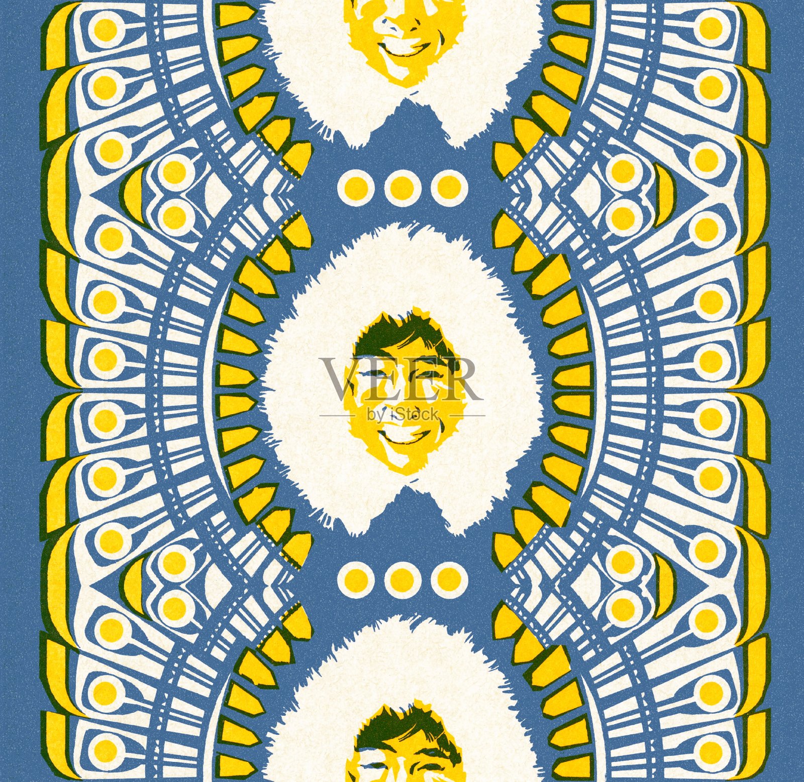 抽象的图案插画图片素材