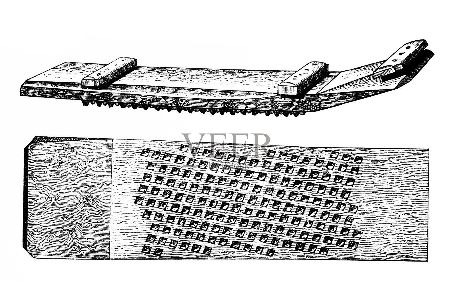 脱粒雪橇插画图片素材