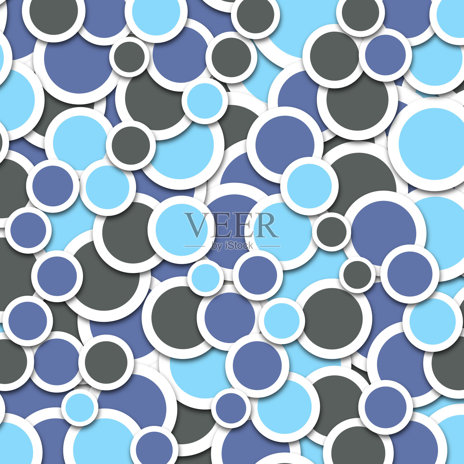 圆形纸轮插画图片素材