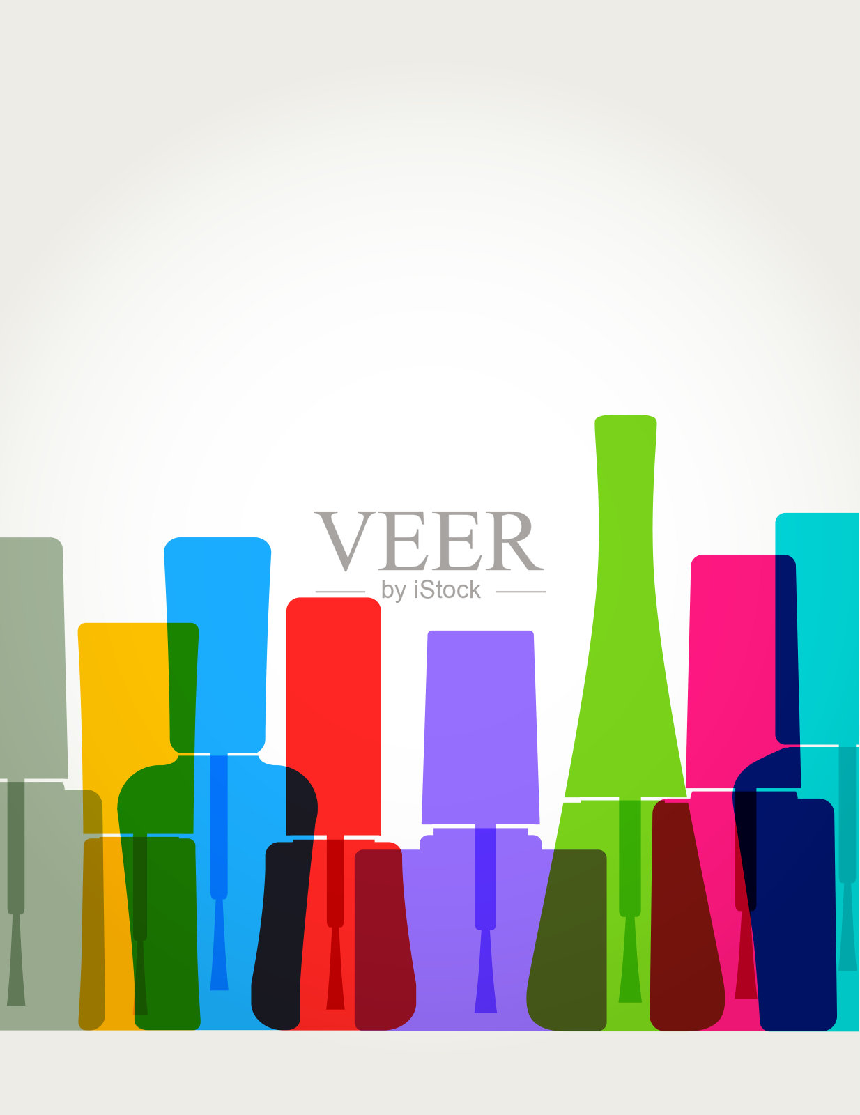 指甲油或清漆插画图片素材