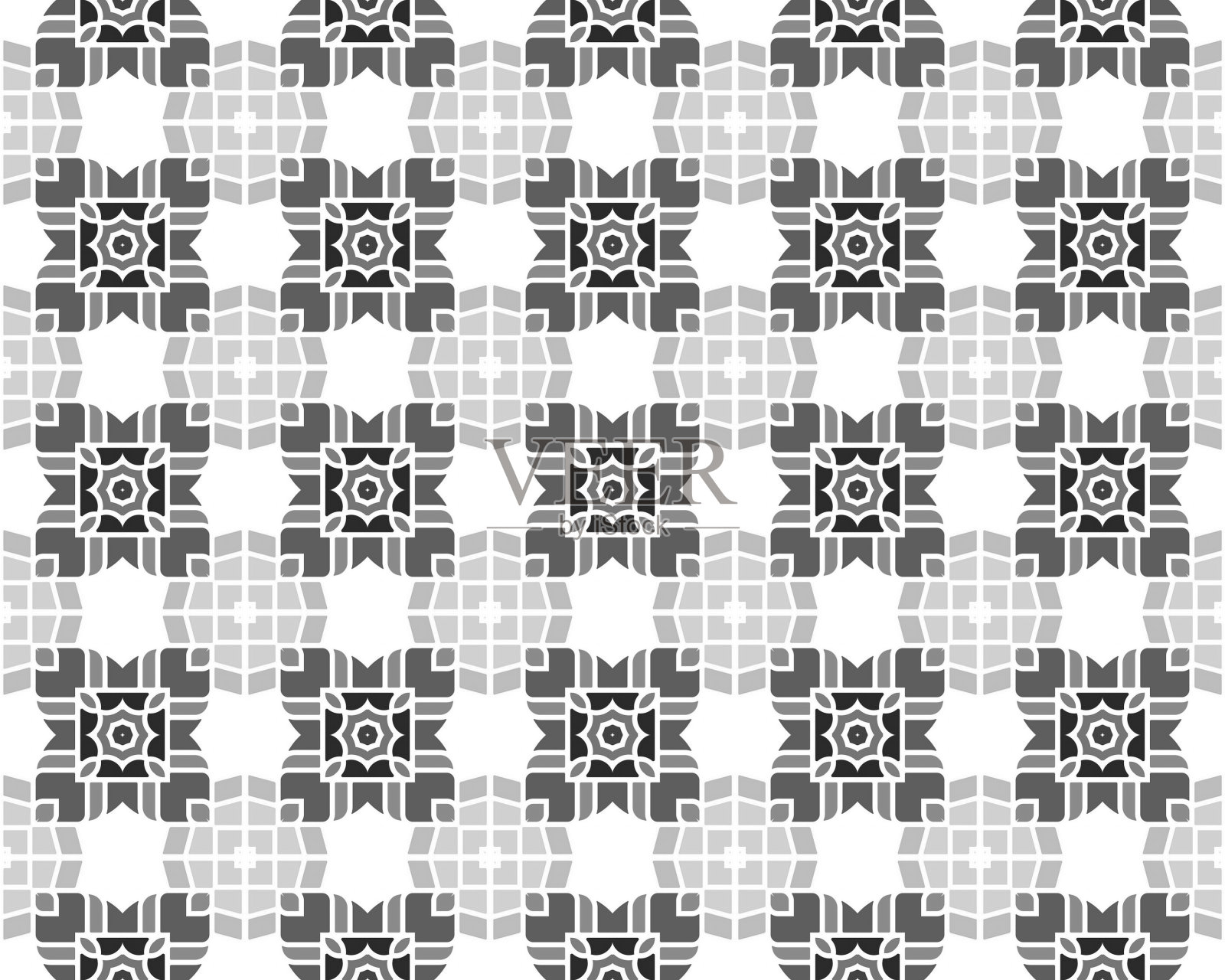 3d渲染的美丽无缝瓷砖图案背景插画图片素材