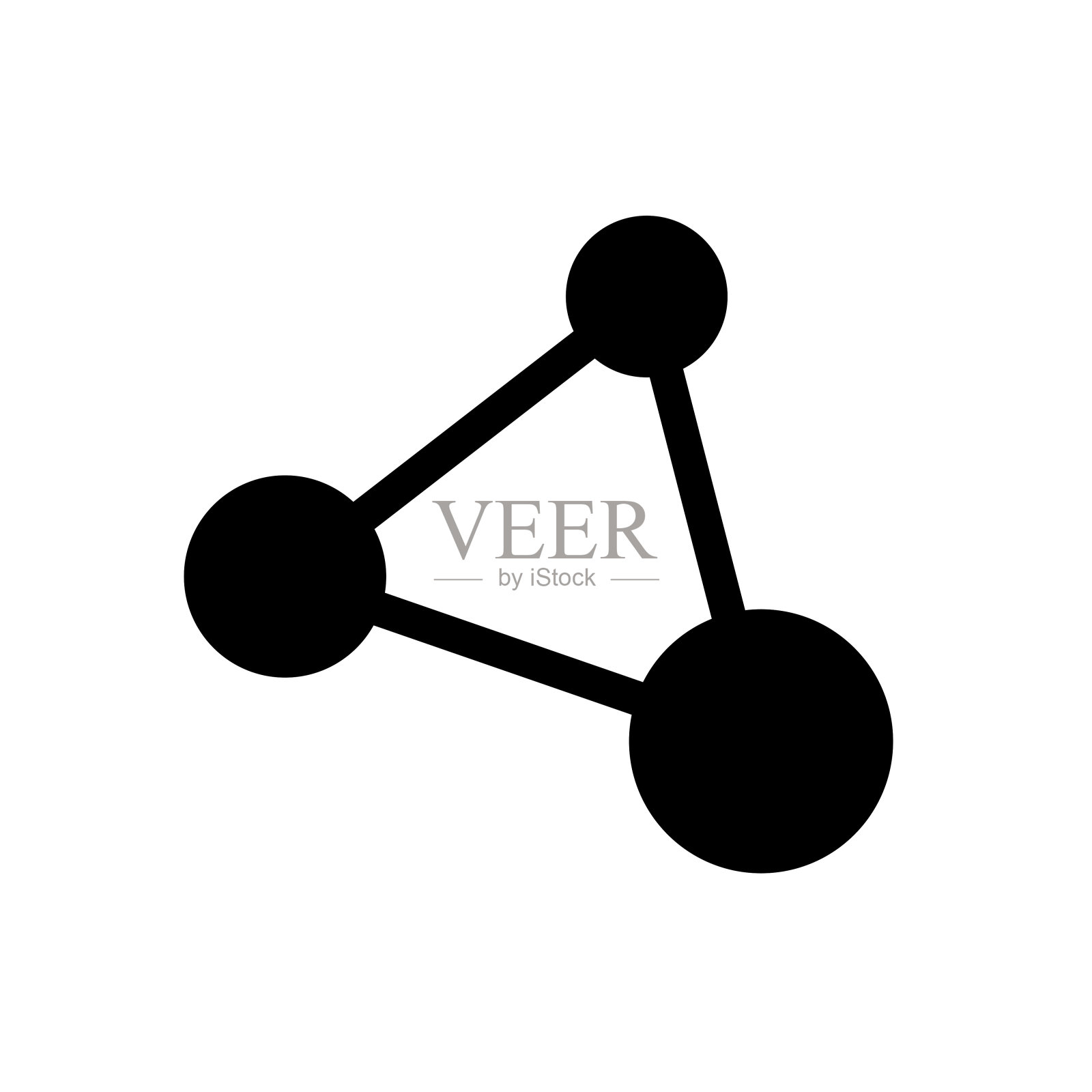 分子键插画图片素材