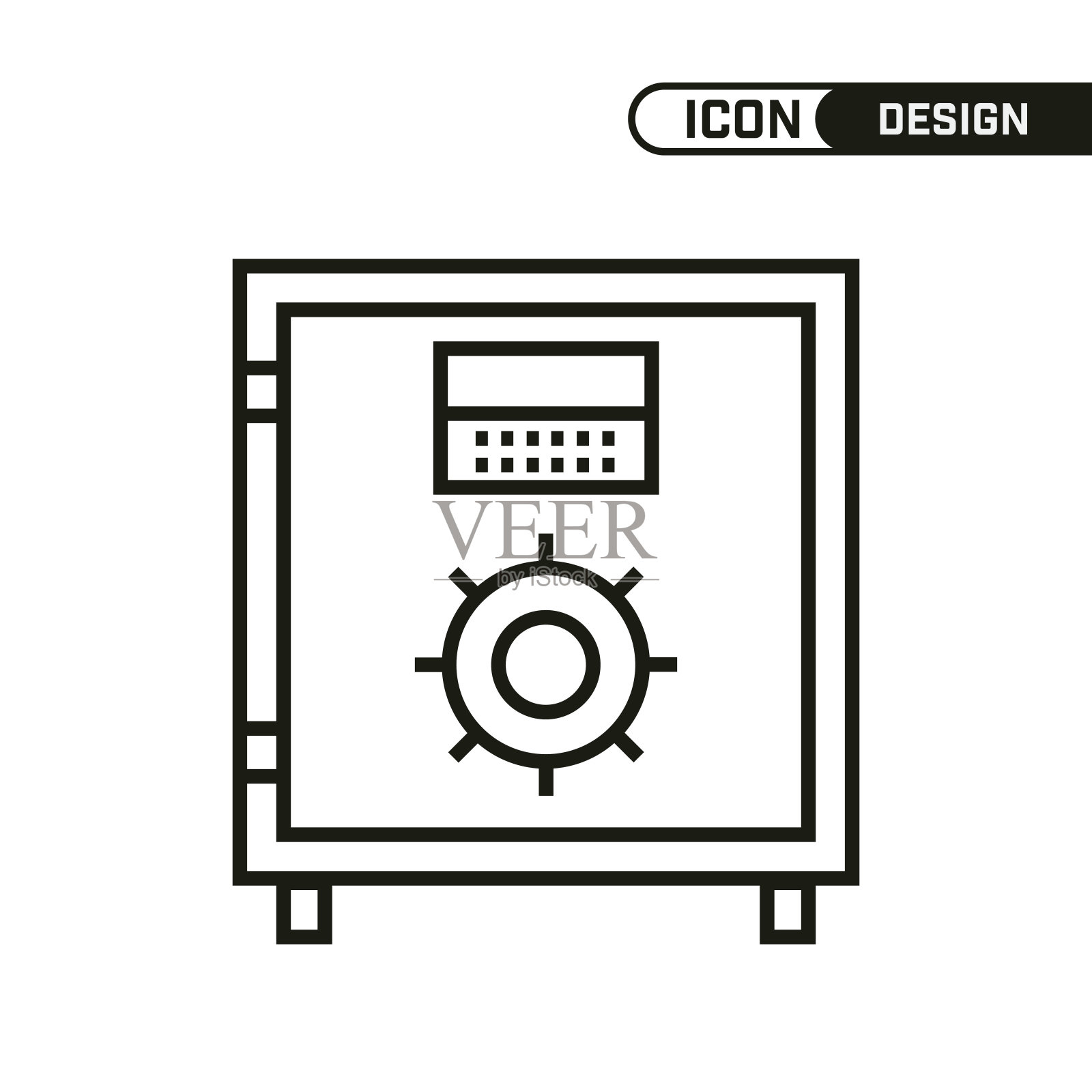 会计矢量绘制图标在48px网格与1px笔画宽度。信息图形、移动和网络等。插画图片素材