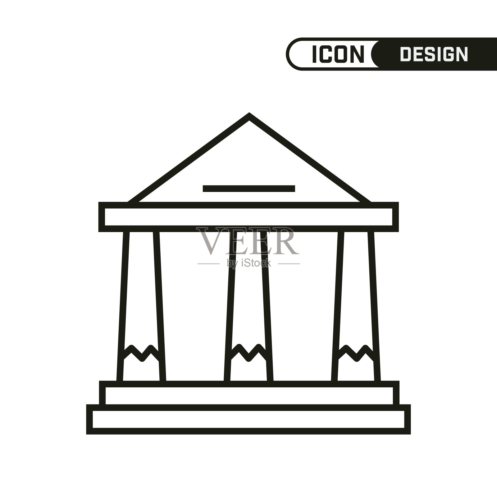 会计矢量绘制图标在48px网格与1px笔画宽度。信息图形、移动和网络等。插画图片素材