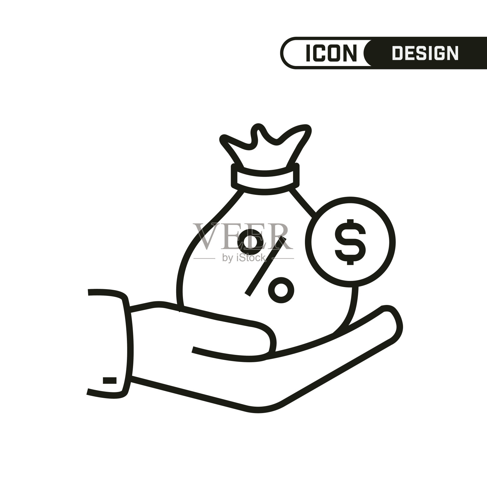 会计矢量绘制图标在48px网格与1px笔画宽度。信息图形、移动和网络等。插画图片素材