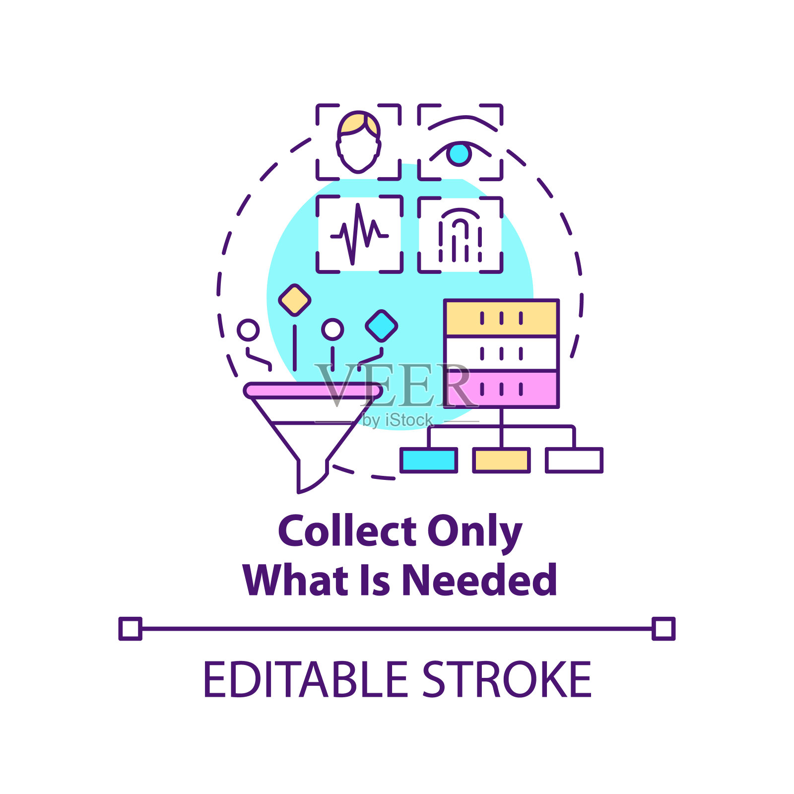 只收集需要的概念图标插画图片素材