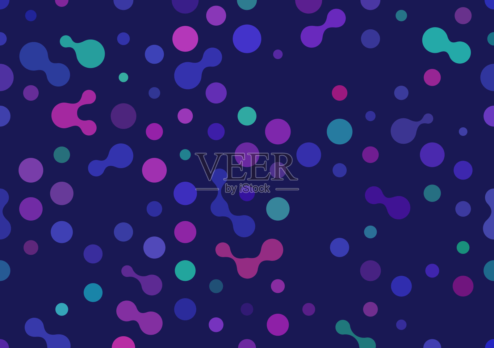 分子原子科学研究摘要背景插画图片素材