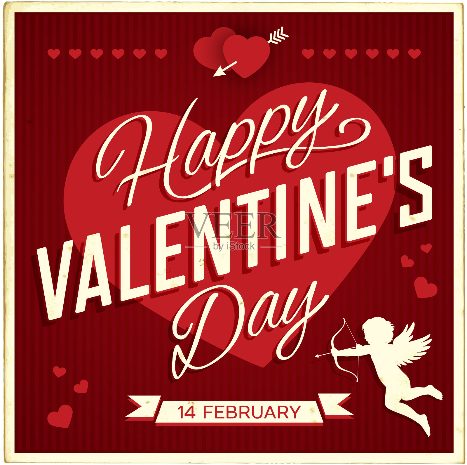 情人节卡片插画图片素材