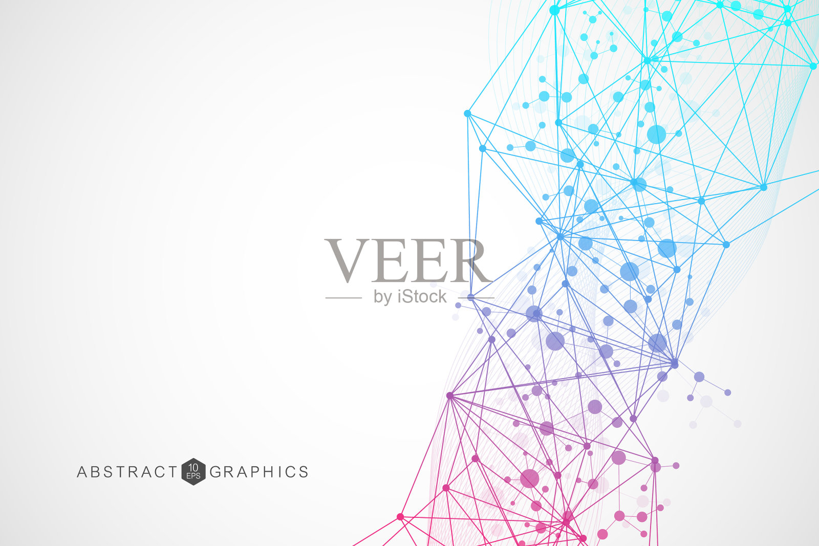 结构分子和通讯DNA原子插画图片素材