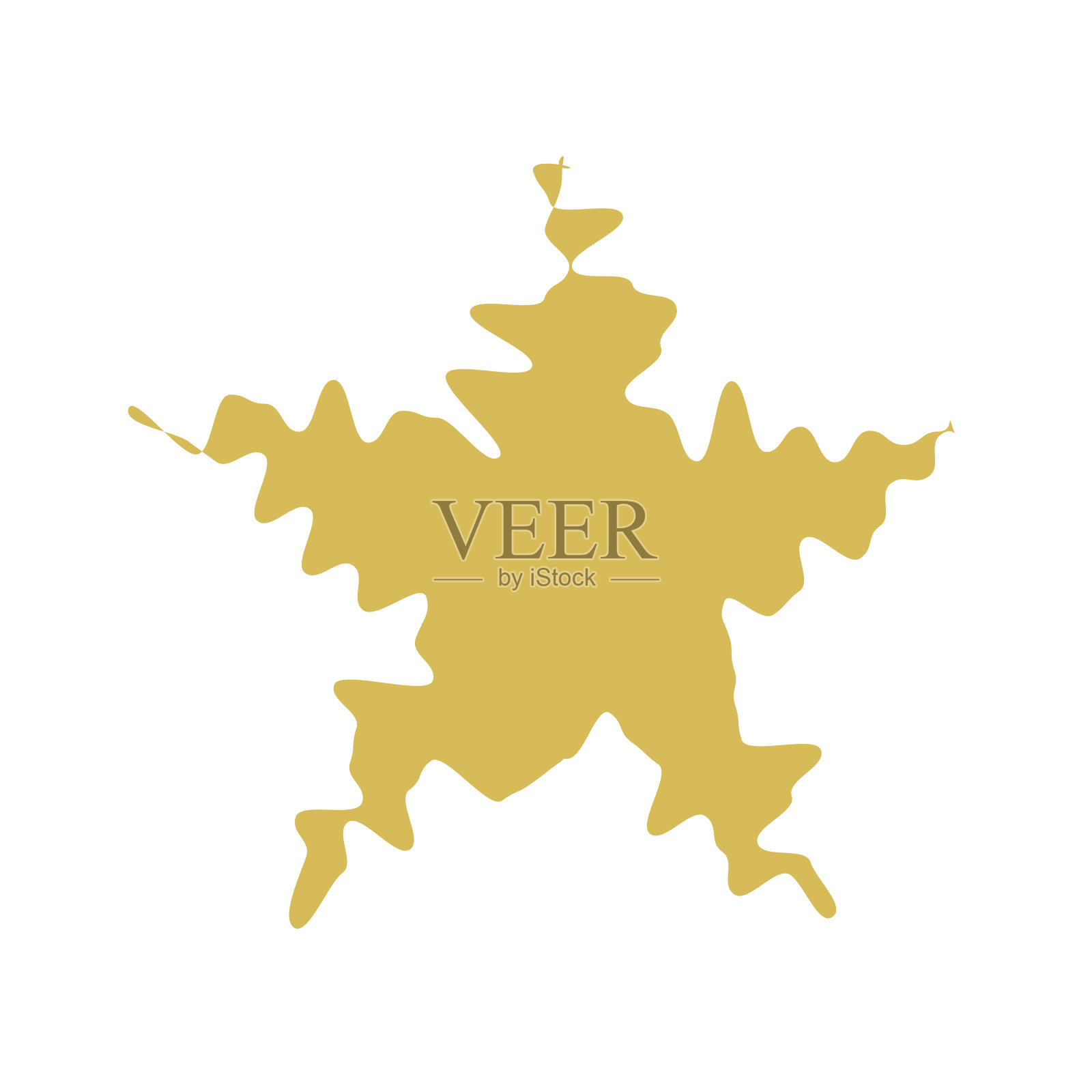 星星形状和闪亮图标插画图片素材