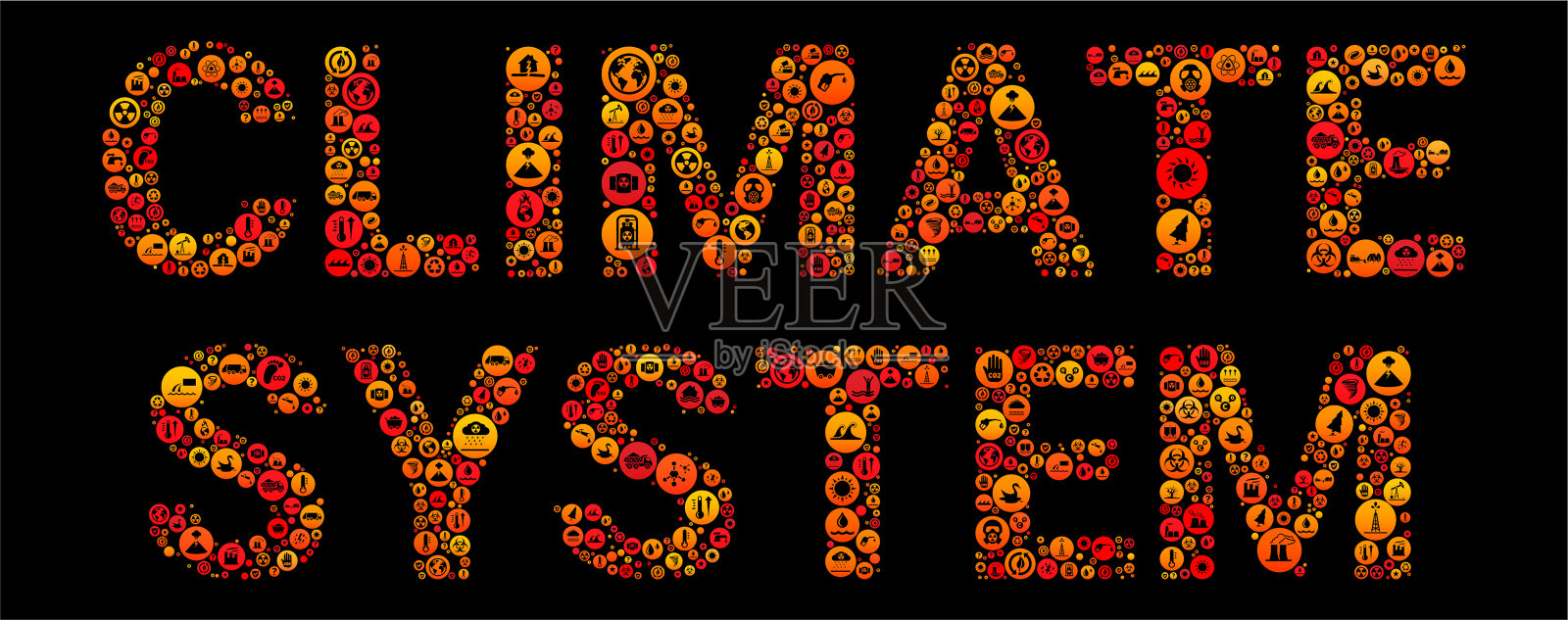 气候变化矢量图标图案插画图片素材