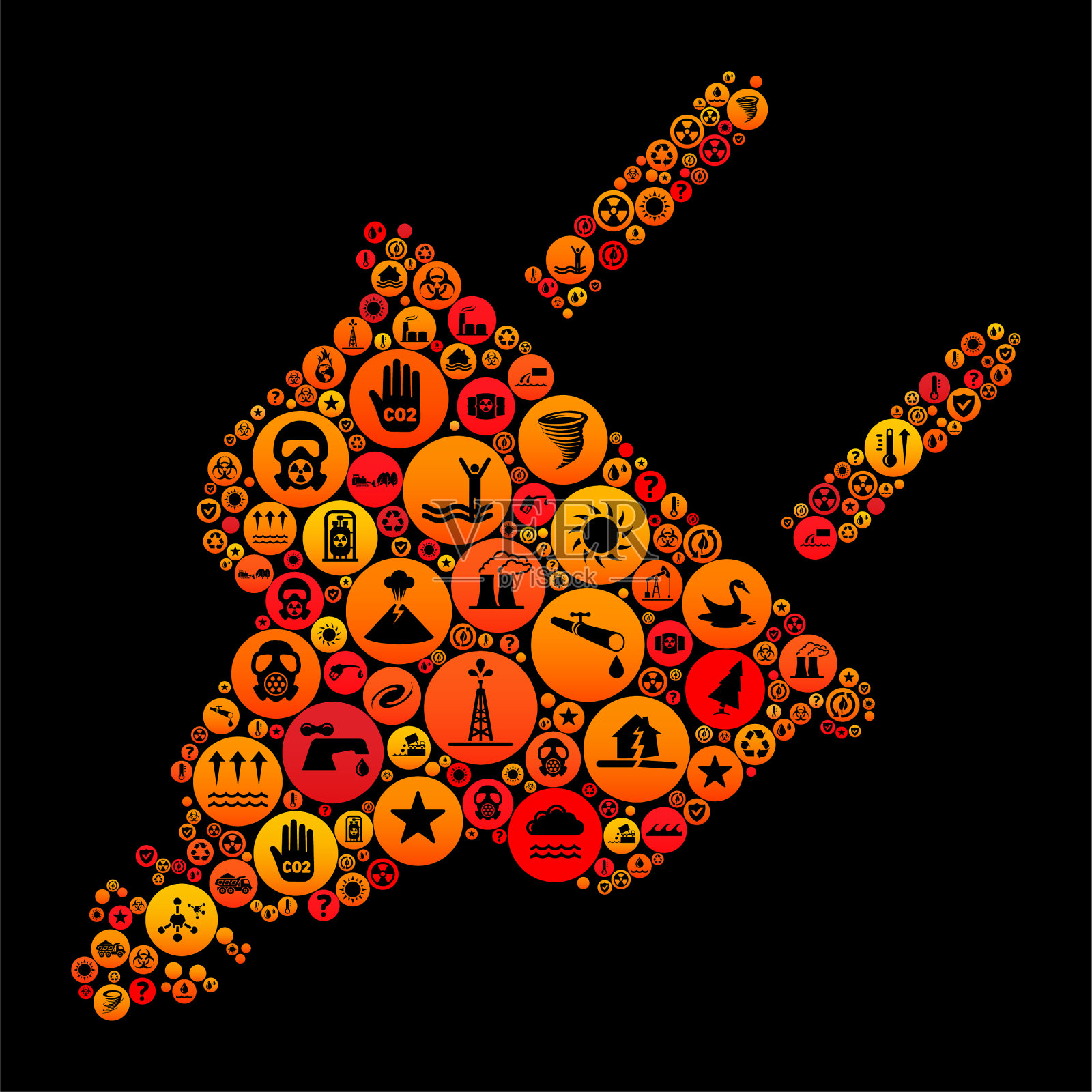 电源插头气候变化矢量图标图案插画图片素材