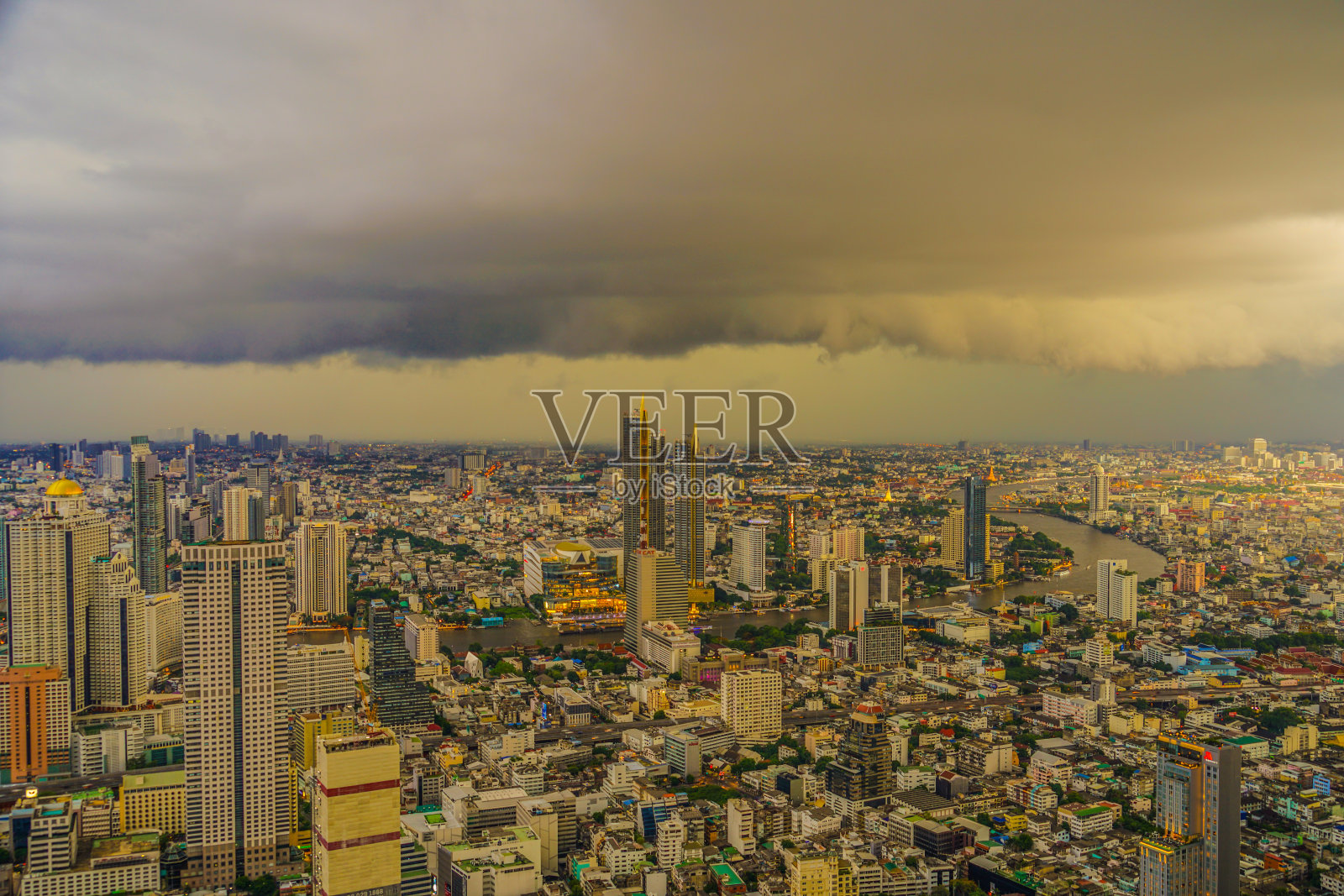 曼谷阴天(泰国)照片摄影图片