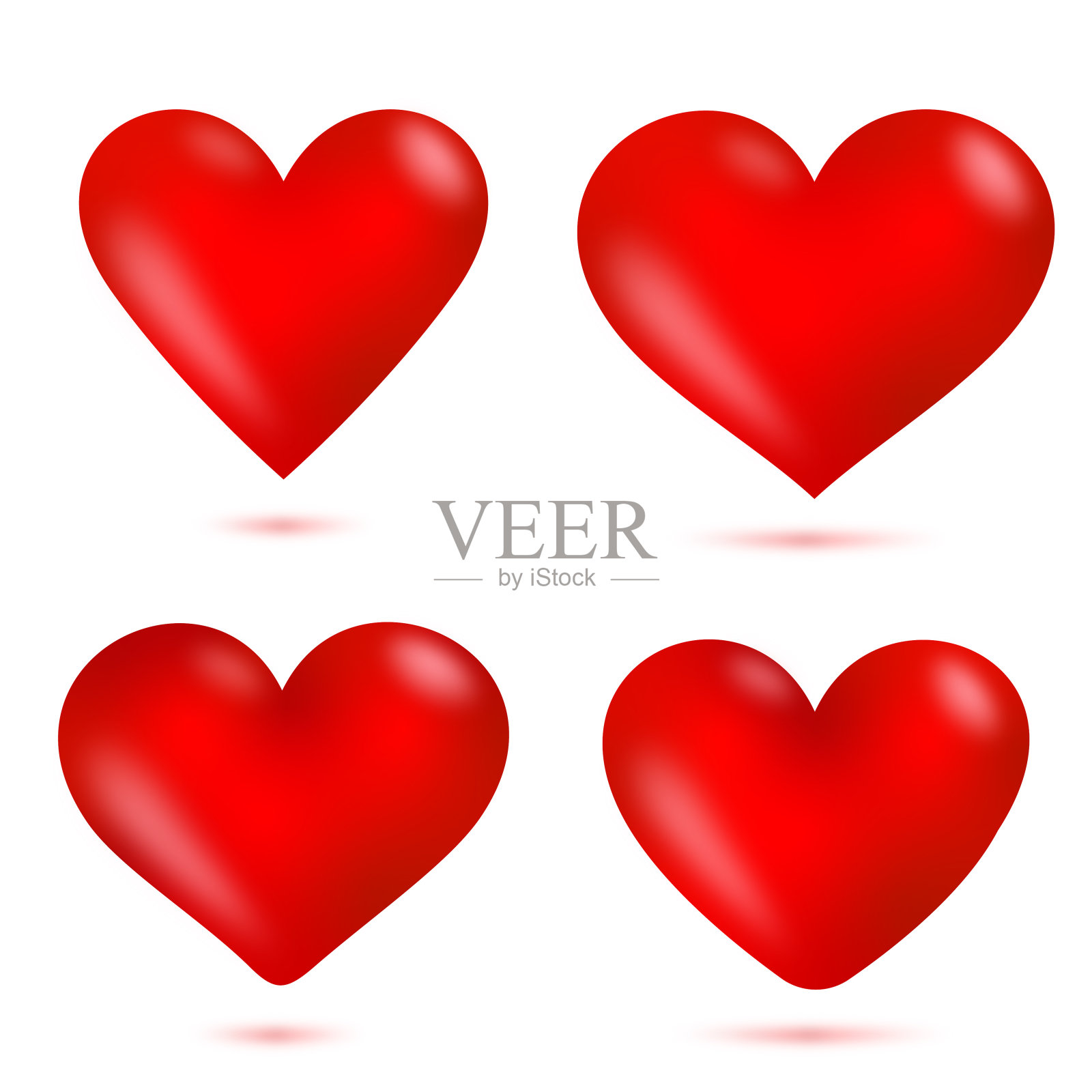 心的图标插画图片素材