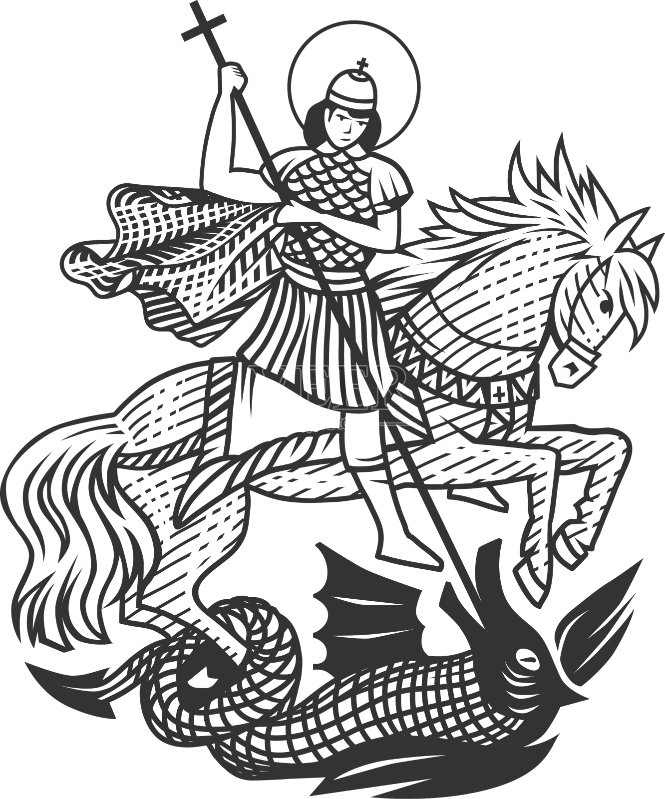 圣乔治设计元素图片