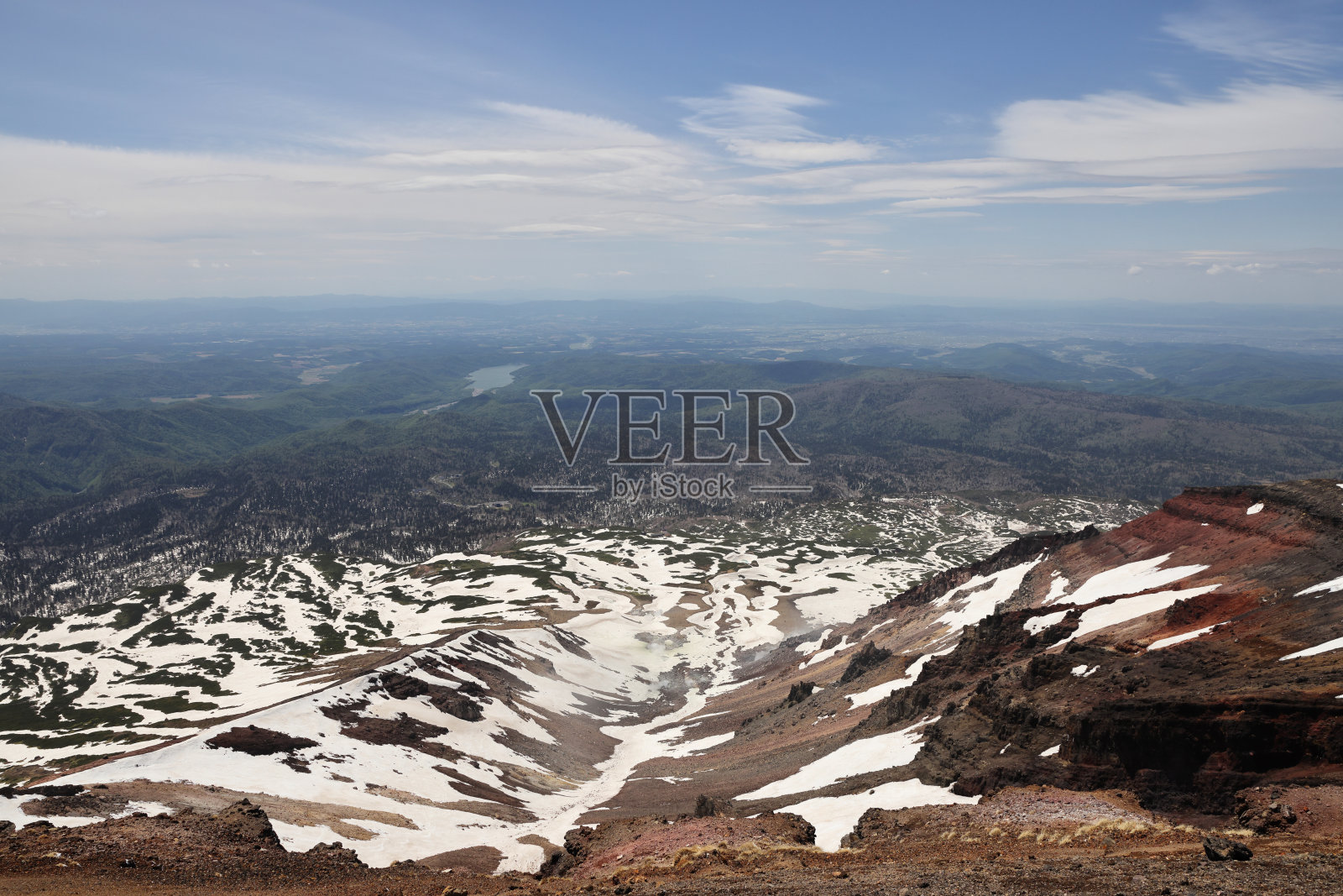 在攀登日本北海道最高的山朝日山时拍摄的照片照片摄影图片