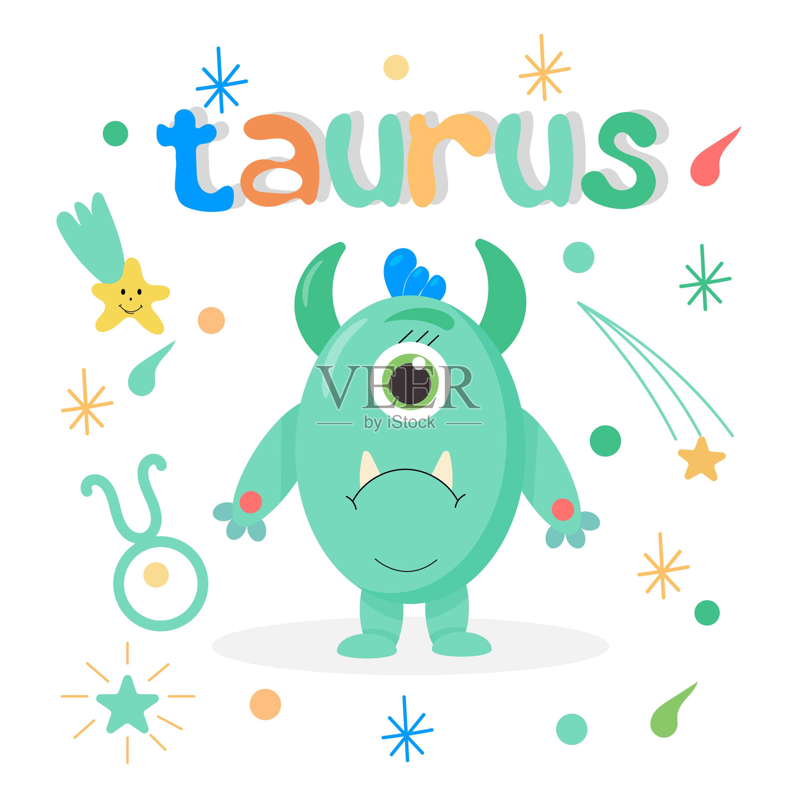 双子星座怪物设计元素图片